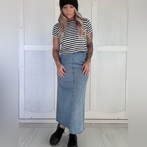 Vintage Woolrich Denim Midi Skirt